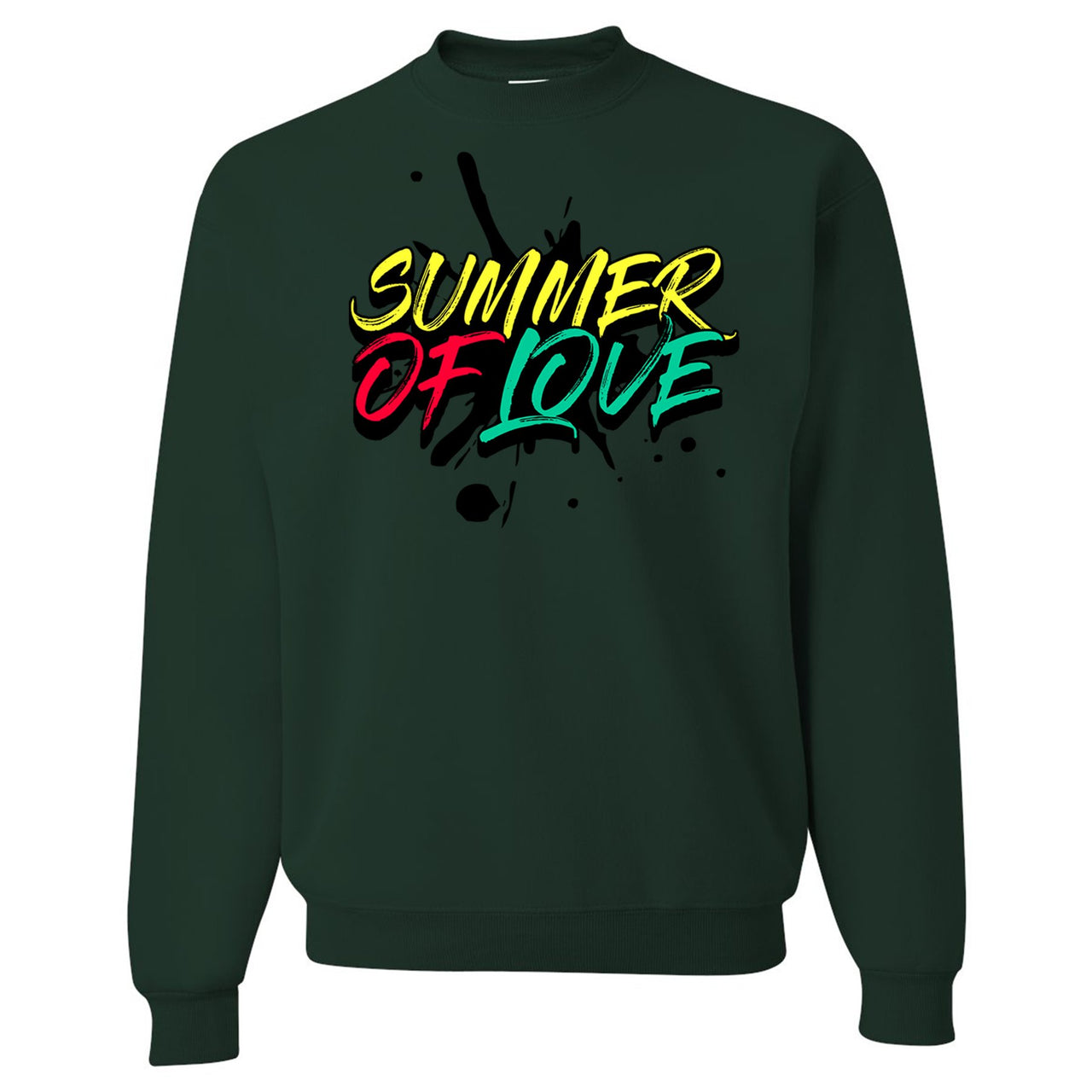 Bauhaus React 270s Crewneck Sweatshirt | Summer of Love, Forest Green