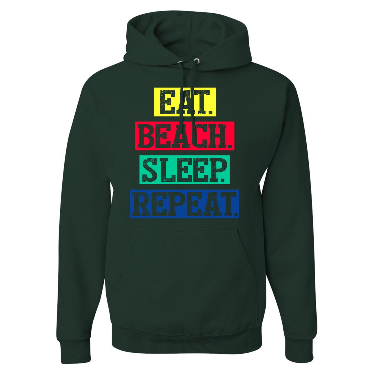 Bauhaus React 270s Hoodie | Eat Beach Sleep Repeat, Forest Green