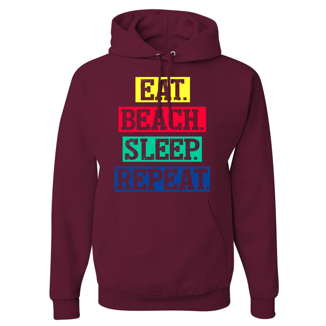 Bauhaus React 270s Hoodie | Eat Beach Sleep Repeat, Maroon