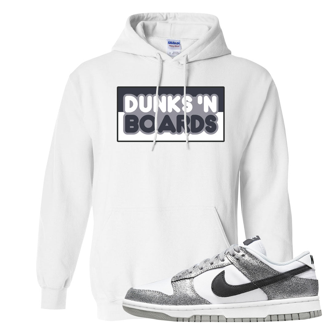 Golden Gals Low Dunks Hoodie | Dunks N Boards, White