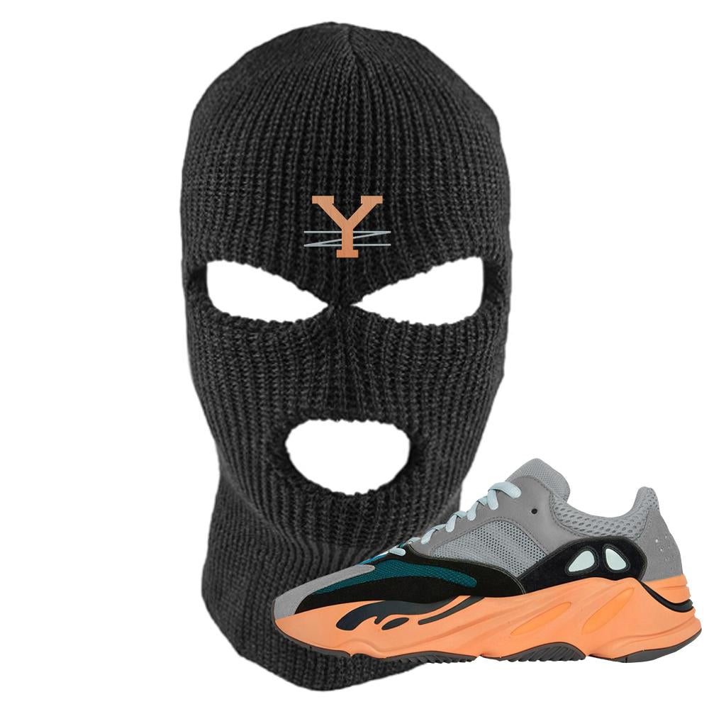 Wash Orange 700s Ski Mask | YZ, Black