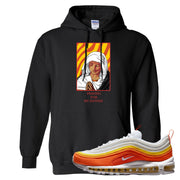 Club Orange Yellow 97s Hoodie | God Told Me, Black