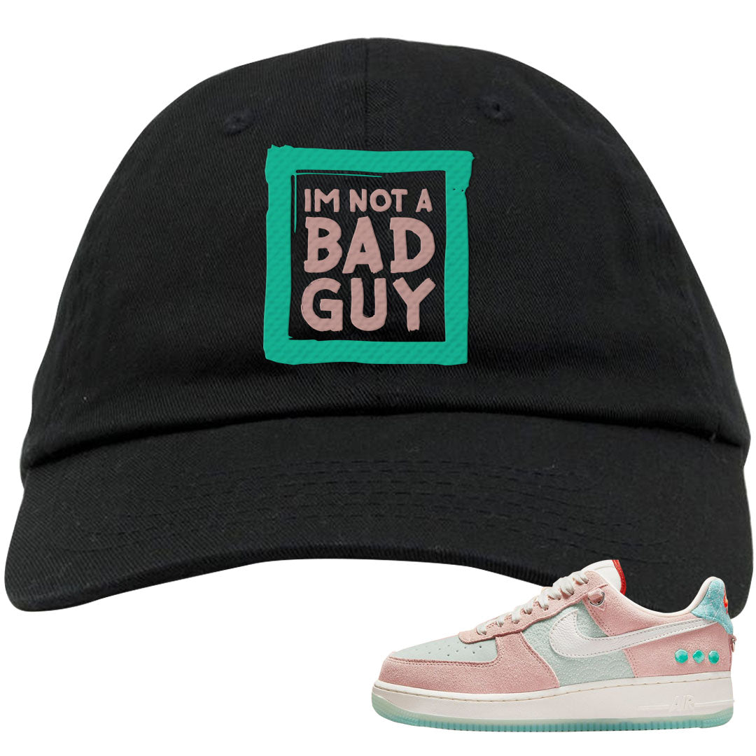 Shapeless AF 1s Dad Hat | I'm Not A Bad Guy, Black