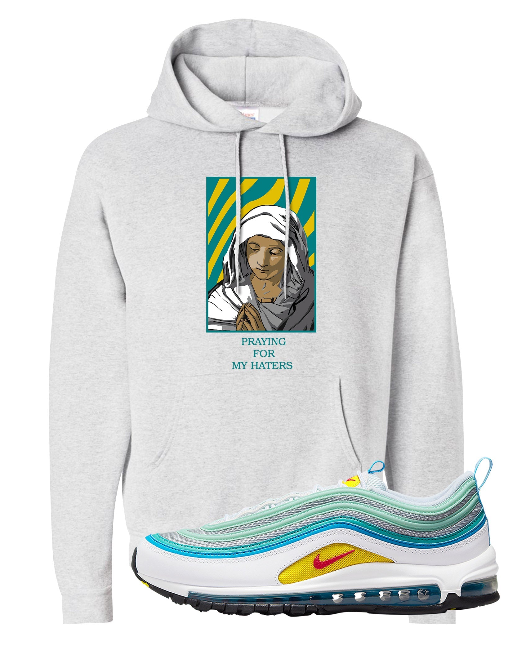 Spring Floral 97s Hoodie | God Told Me, Ash