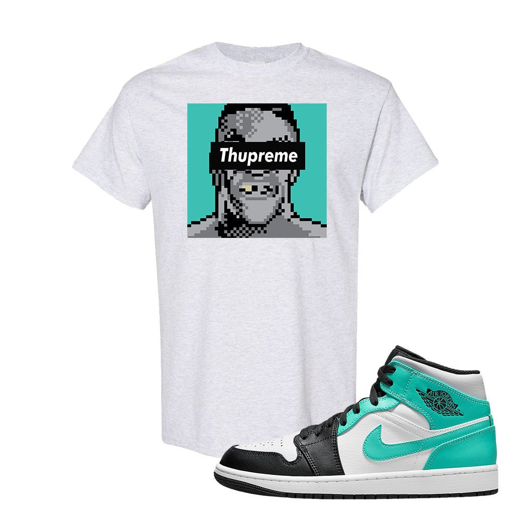 Air Jordan 1 Mid Tropical Twist T Shirt | Thupreme, Ash