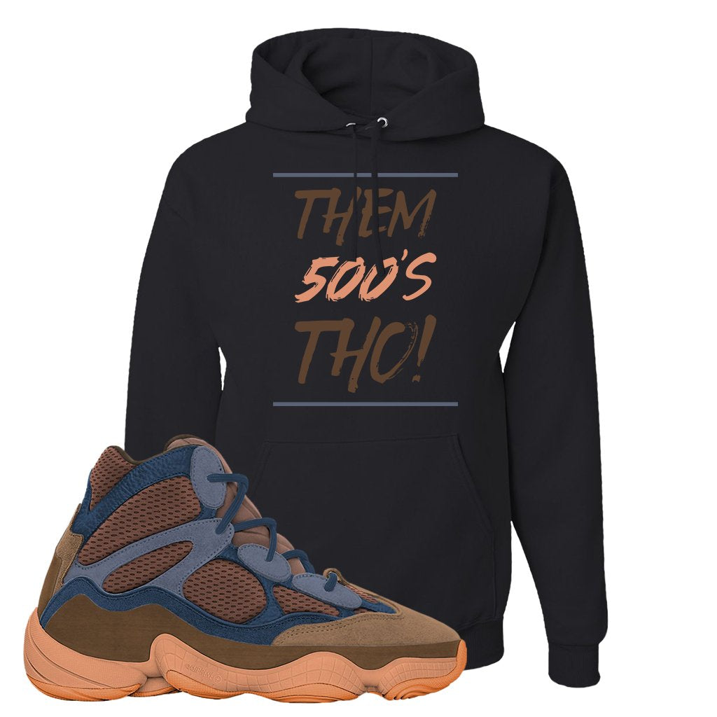 Yeezy 500 High Tactile Hoodie | Them 500's Tho, Black