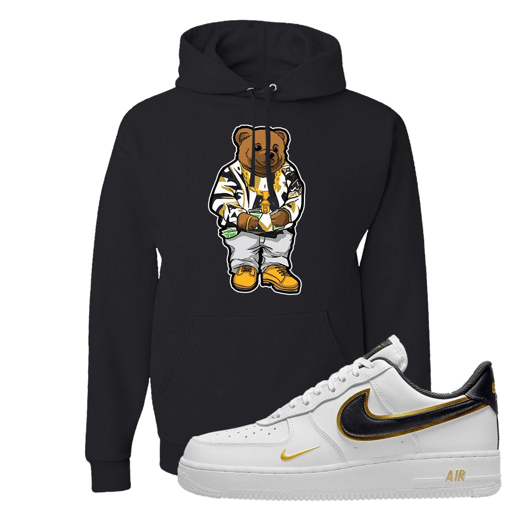 Air Force 1 Low White Gold Hoodie | Sweater Bear, Black