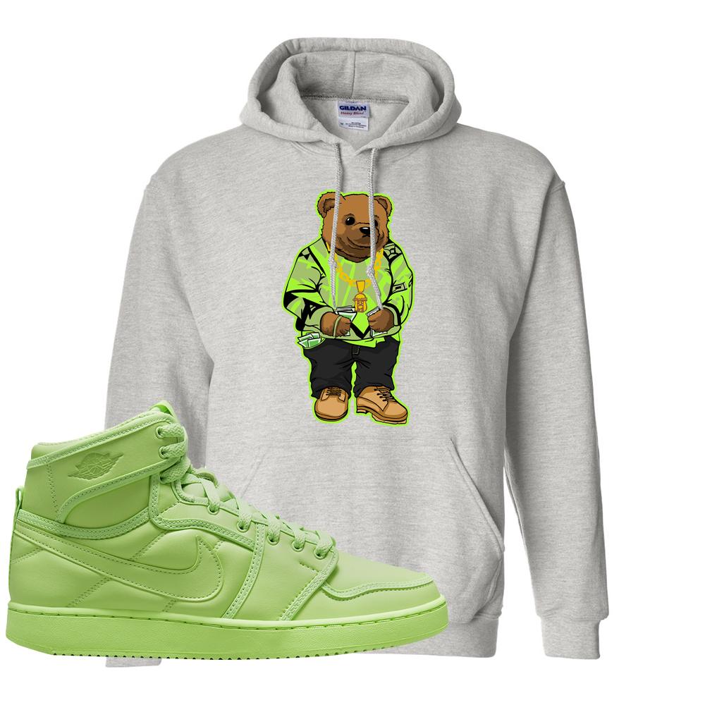 Neon Green KO 1s Hoodie | Sweater Bear, Ash