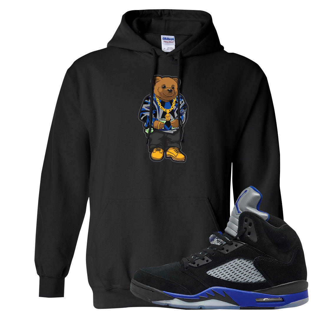 Racer Blue 5s Hoodie | Sweater Bear, Black