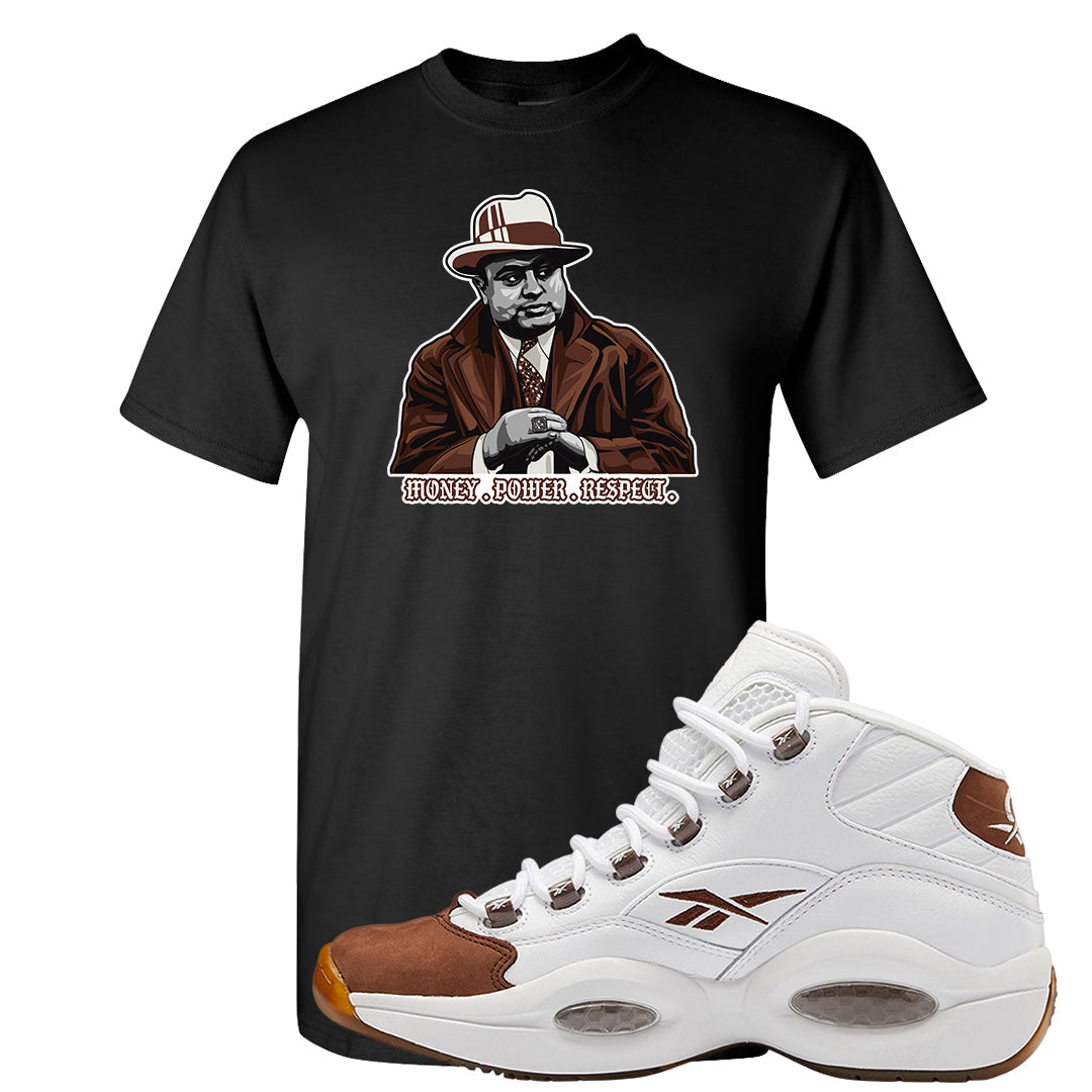 Mocha Question Mids T Shirt | Capone Illustration, Black