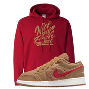 Teddy Bear Low 1s Hoodie | Nice Guys Finish Last, Red