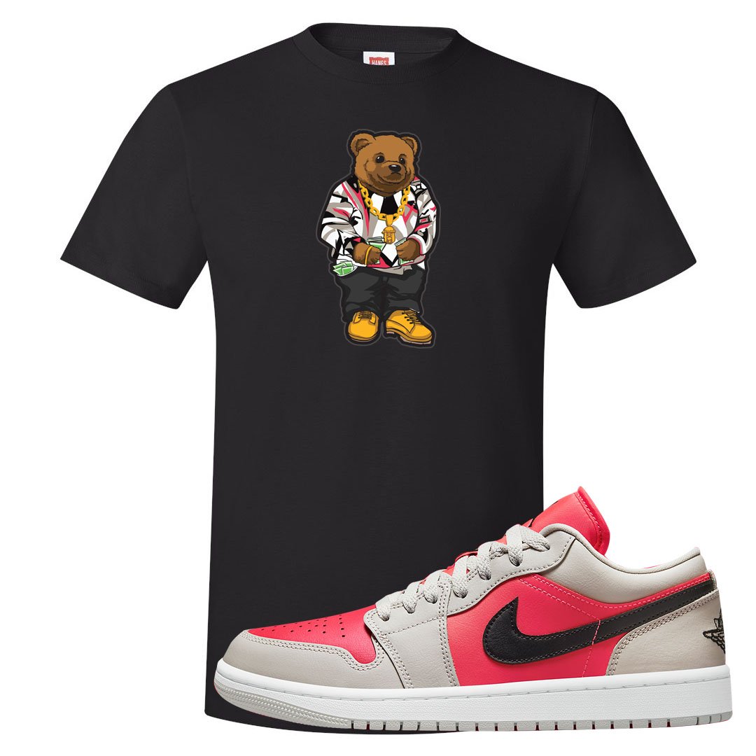 Light Iron Ore Low 1s T Shirt | Sweater Bear, Black