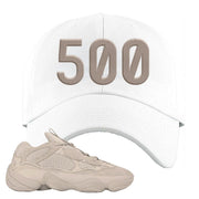 Yeezy 500 Taupe Light Dad Hat | 500, White