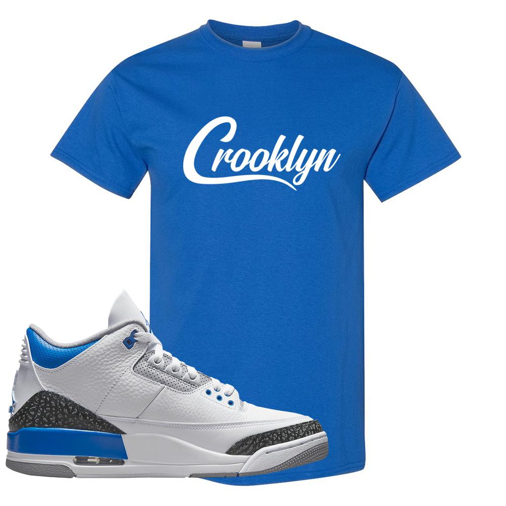 Racer Blue 3s T Shirt | Crooklyn, Royal