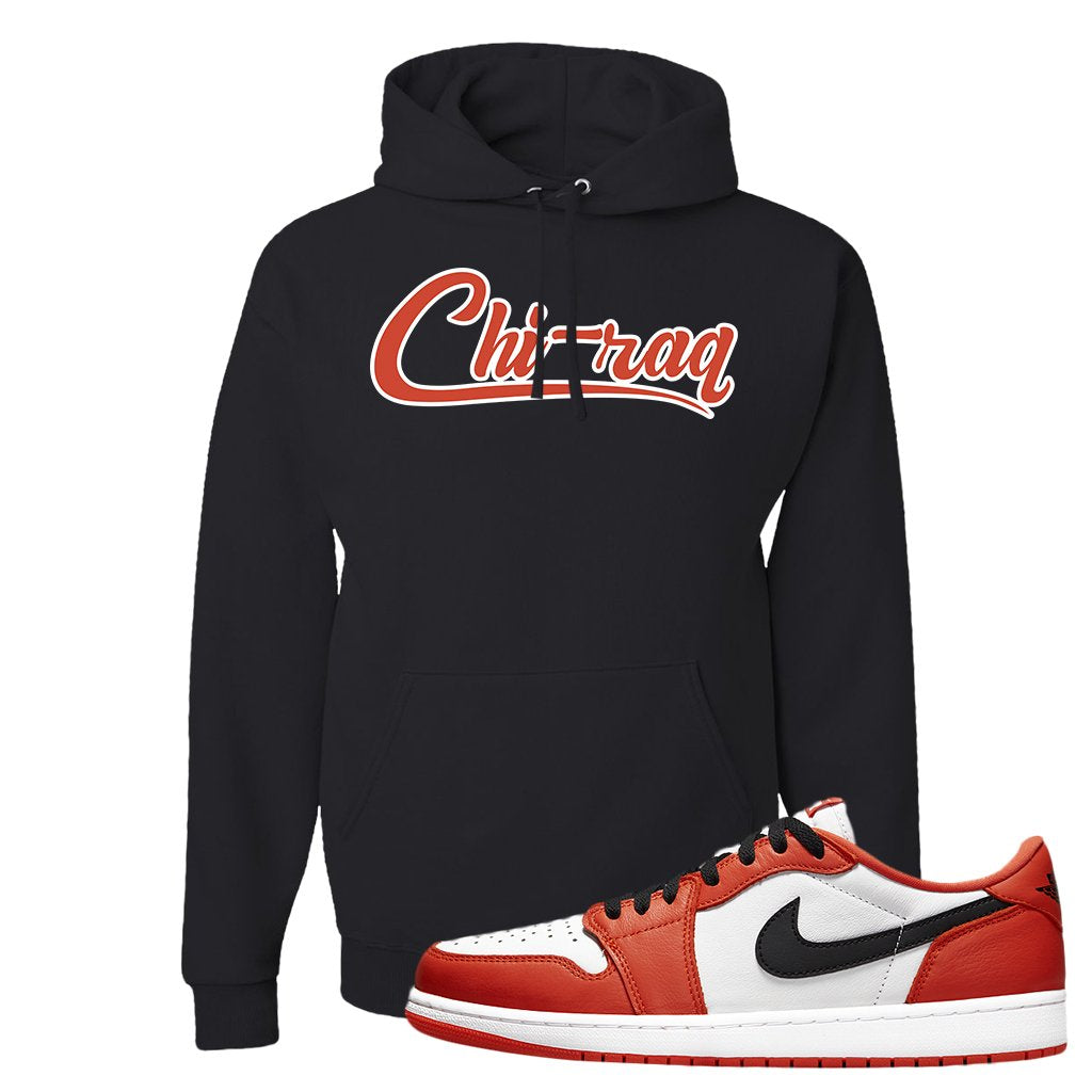 Starfish OG Low 1s Hoodie | Chiraq, Black