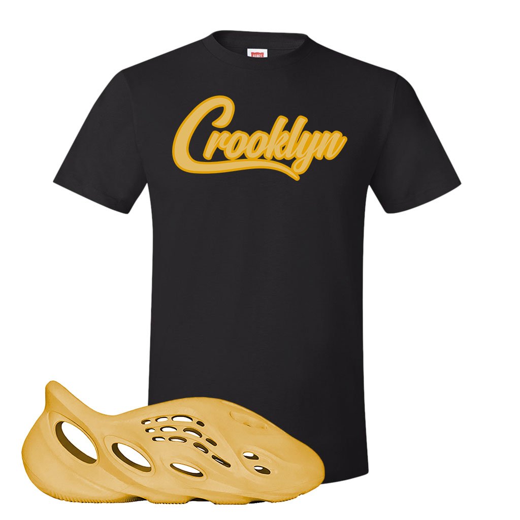 Yeezy Foam Runner Ochre T Shirt | Crooklyn, Black