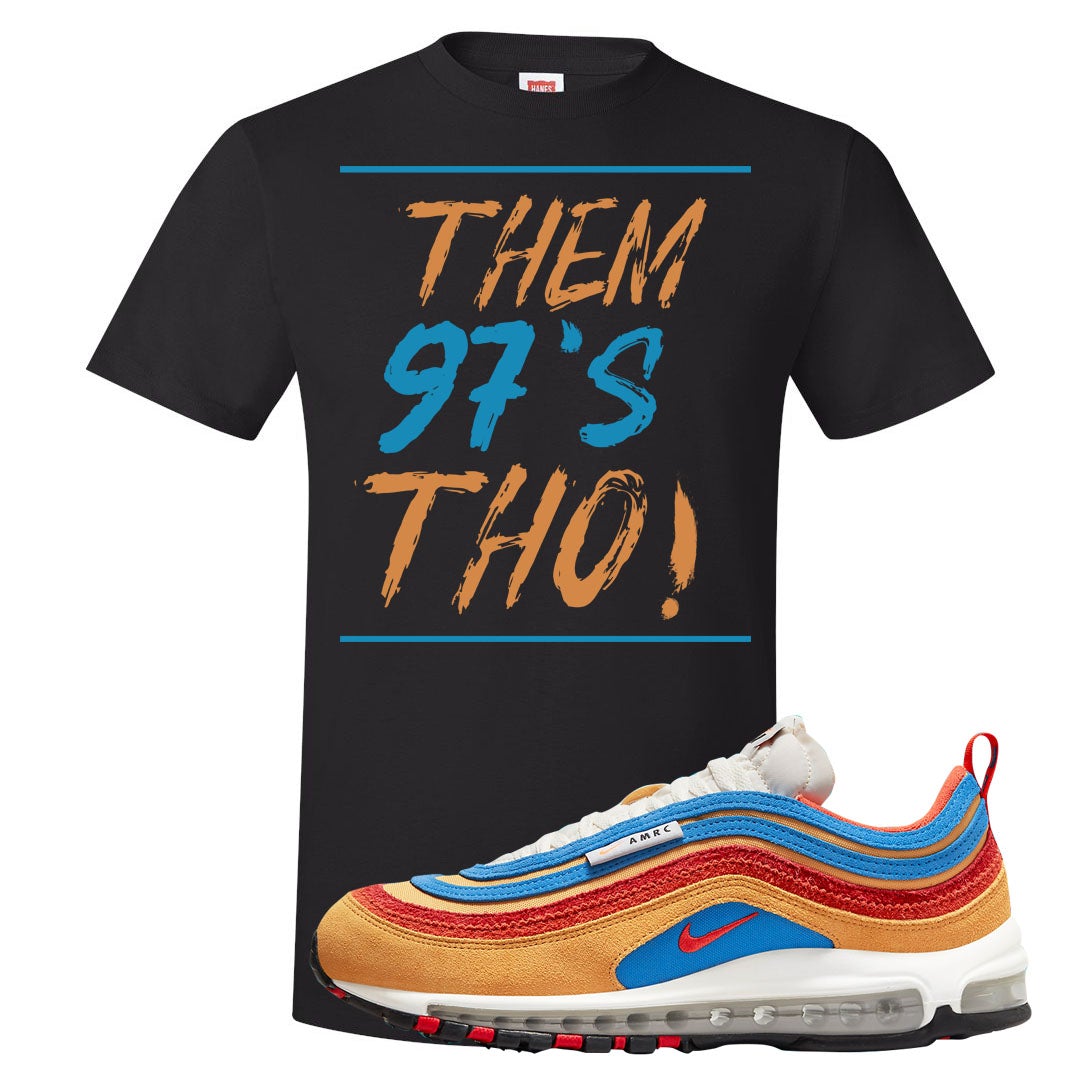 Tan AMRC 97s T Shirt | Them 97's Tho, Black