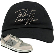 Rocky Earth Low Dunks Dad Hat | Talk To Me Nice, Black