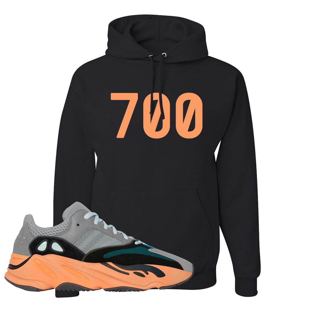 Wash Orange 700s Hoodie | 700, Black