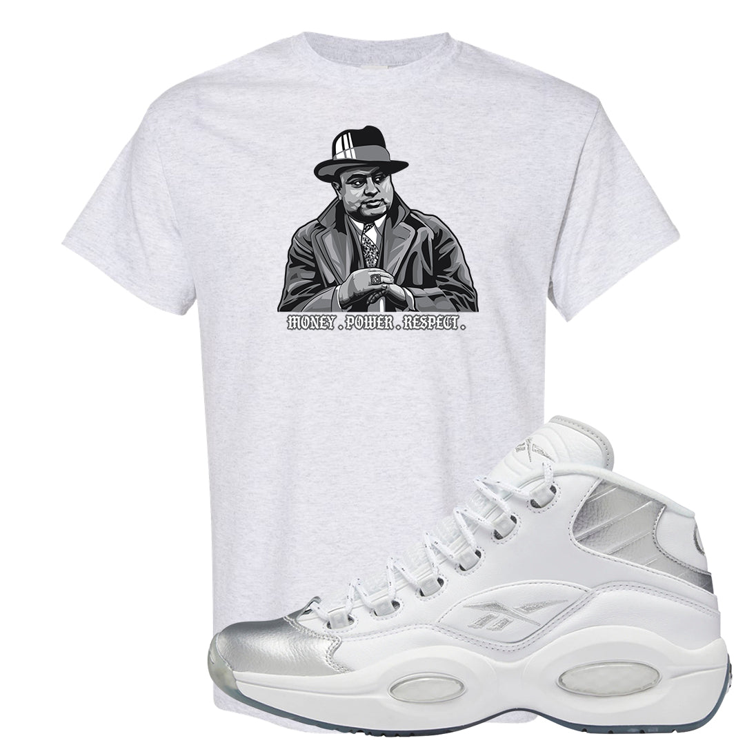 25th Anniversary Mid Questions T Shirt | Capone Illustration, Ash