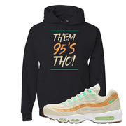 Happy Pineapple 95s Hoodie | Them 95's Tho, Black