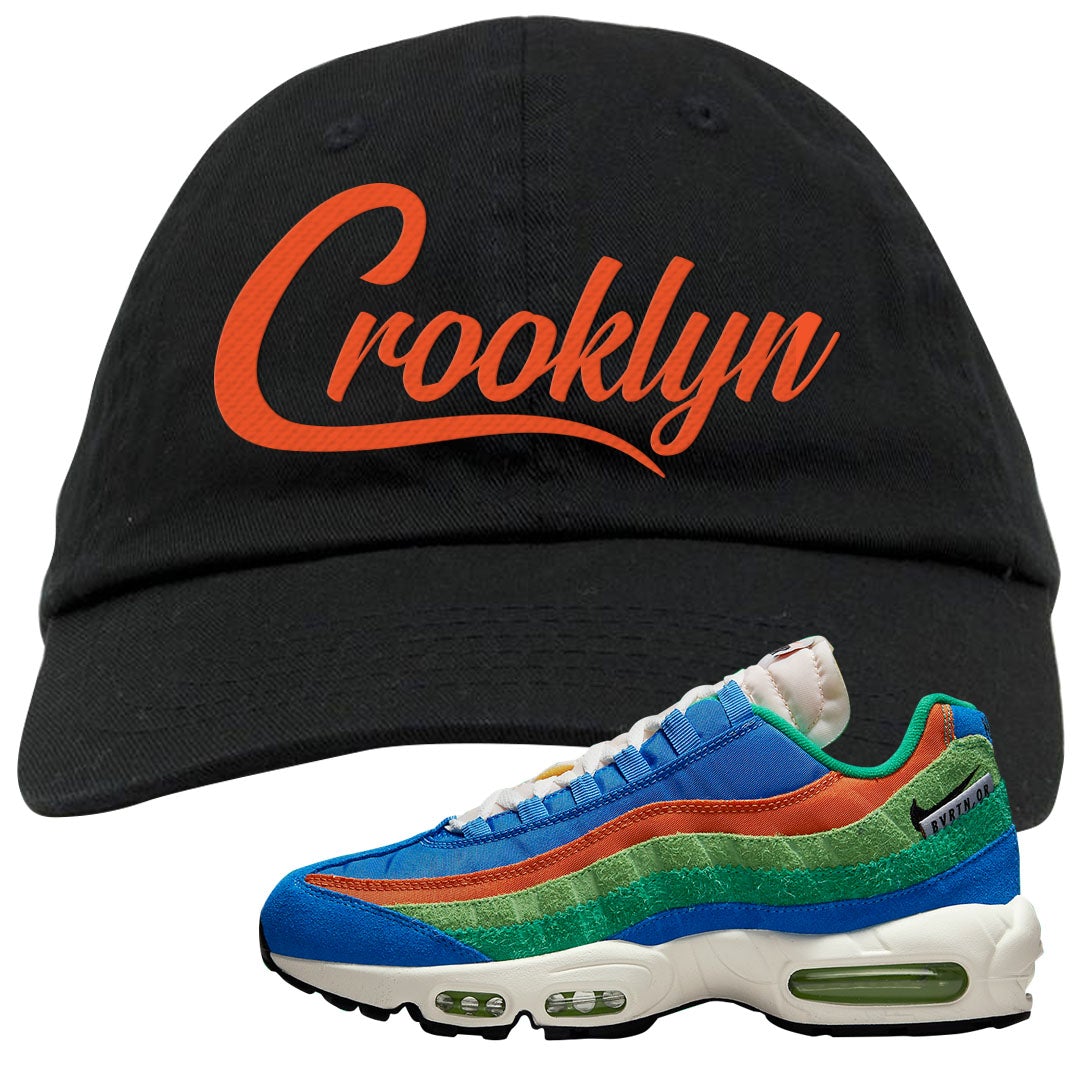 Light Blue Green AMRC 95s Dad Hat | Crooklyn, Black