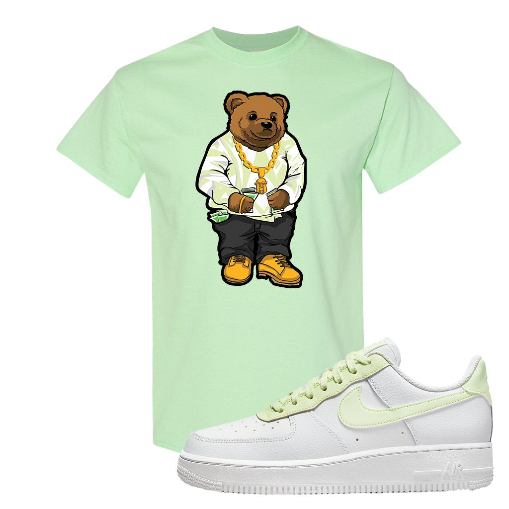 WMNS Color Block Mint 1s T Shirt | Sweater Bear, Mint