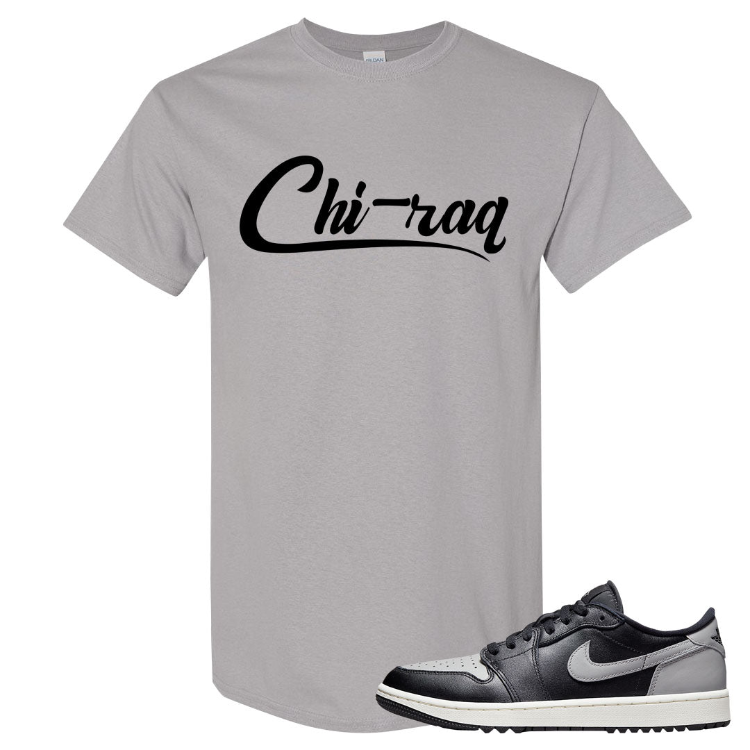 Shadow Golf Low 1s T Shirt | Chiraq, Gravel