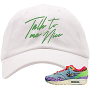 Bandana Paisley Max 1s Dad Hat | Talk To Me Nice, White