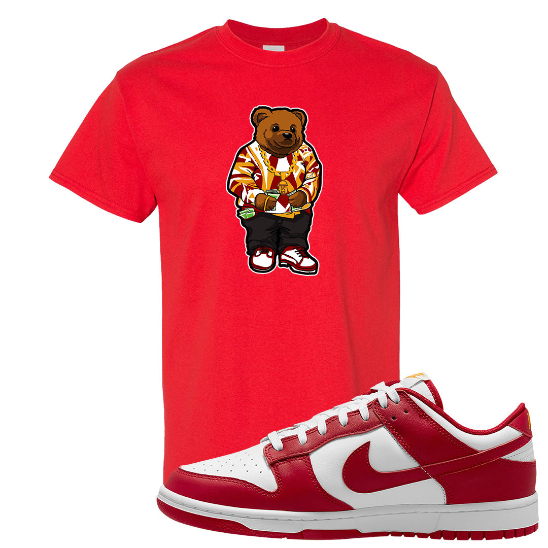 Red White Yellow Low Dunks T Shirt | Sweater Bear, Red