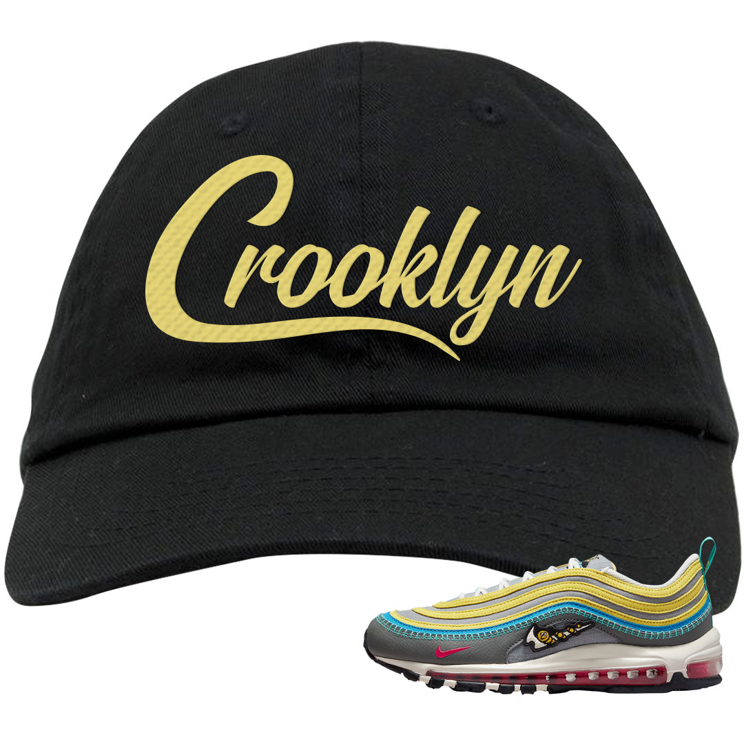 Sprung Yellow 97s Dad Hat | Crooklyn, Black