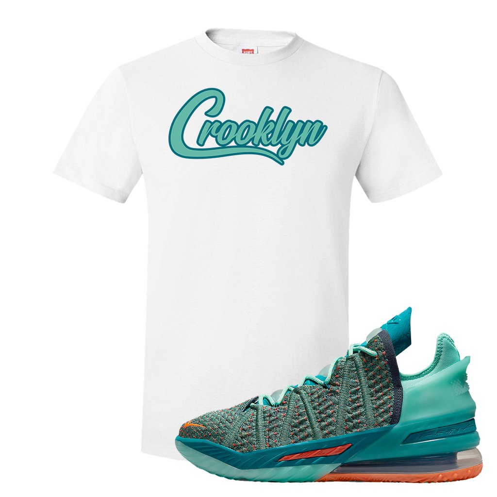 Lebron 18 We Are Family T Shirt | Crooklyn, White