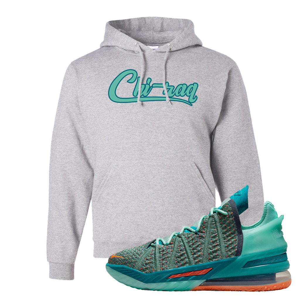 Lebron 18 We Are Family Hoodie | Chiraq, Ash