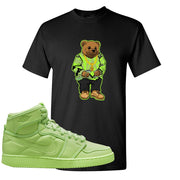 Neon Green KO 1s T Shirt | Sweater Bear, Black