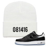 Colin Kaepernick X Air Force 1 Low 081416 White Sneaker Hook Up Beanie