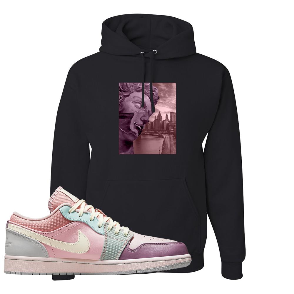 Air Jordan 1 Low Pastel Hoodie | Miguel, Black