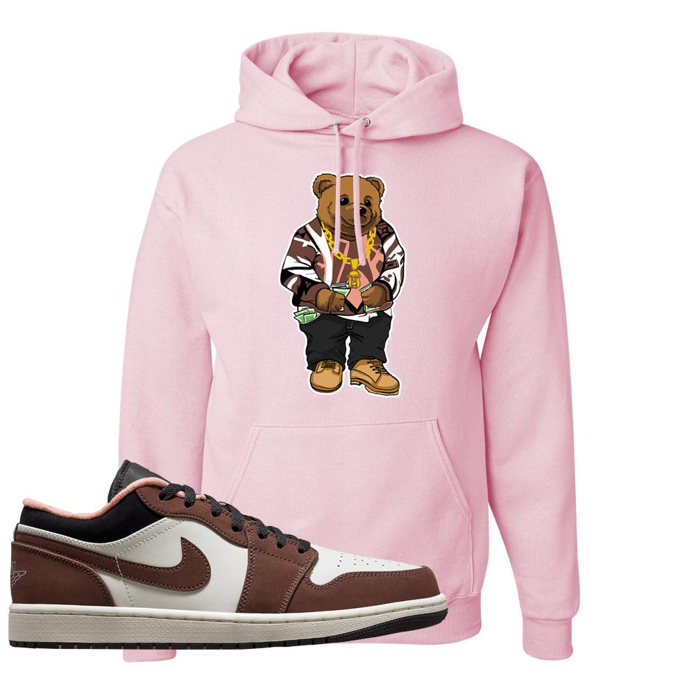 Mocha Low 1s Hoodie | Sweater Bear, Light Pink
