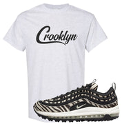 Zebra Golf 97s T Shirt | Crooklyn, Ash