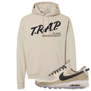 Terrascape Rattan 90s Hoodie | Trap To Rise Above Poverty, Sand