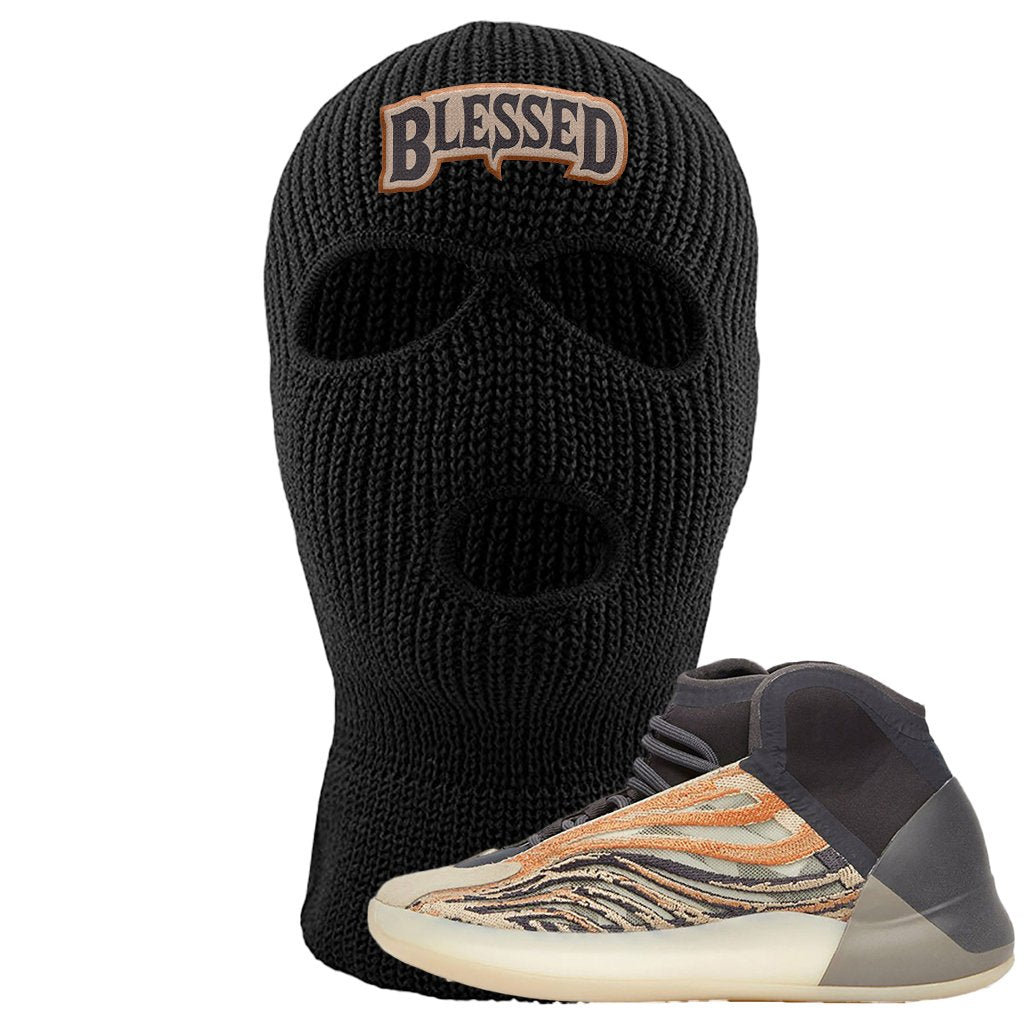 Yeezy Quantum Flash Orange Ski Mask | Blessed Arch, Black