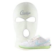 Mummy Low Dunks Ski Mask | Crooklyn, White