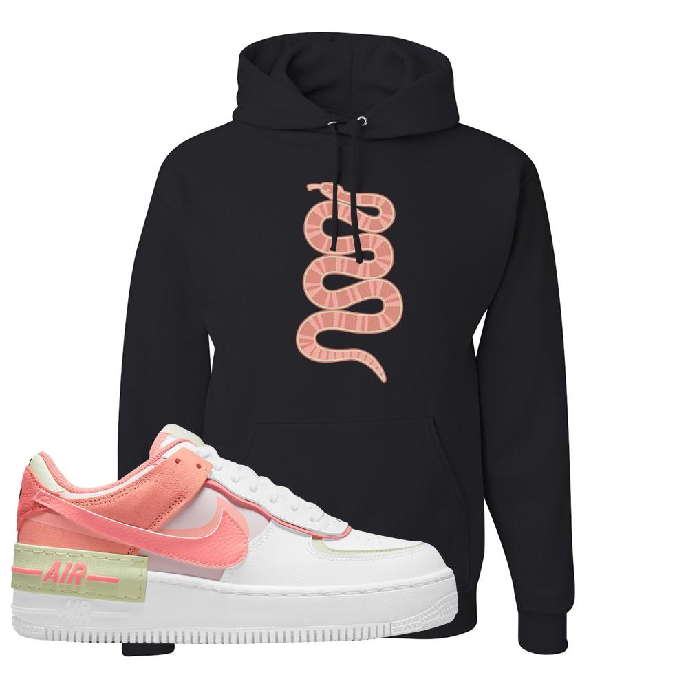 Air Force 1 Low Shadow Magic Ember Hoodie | Coiled Snake, Black