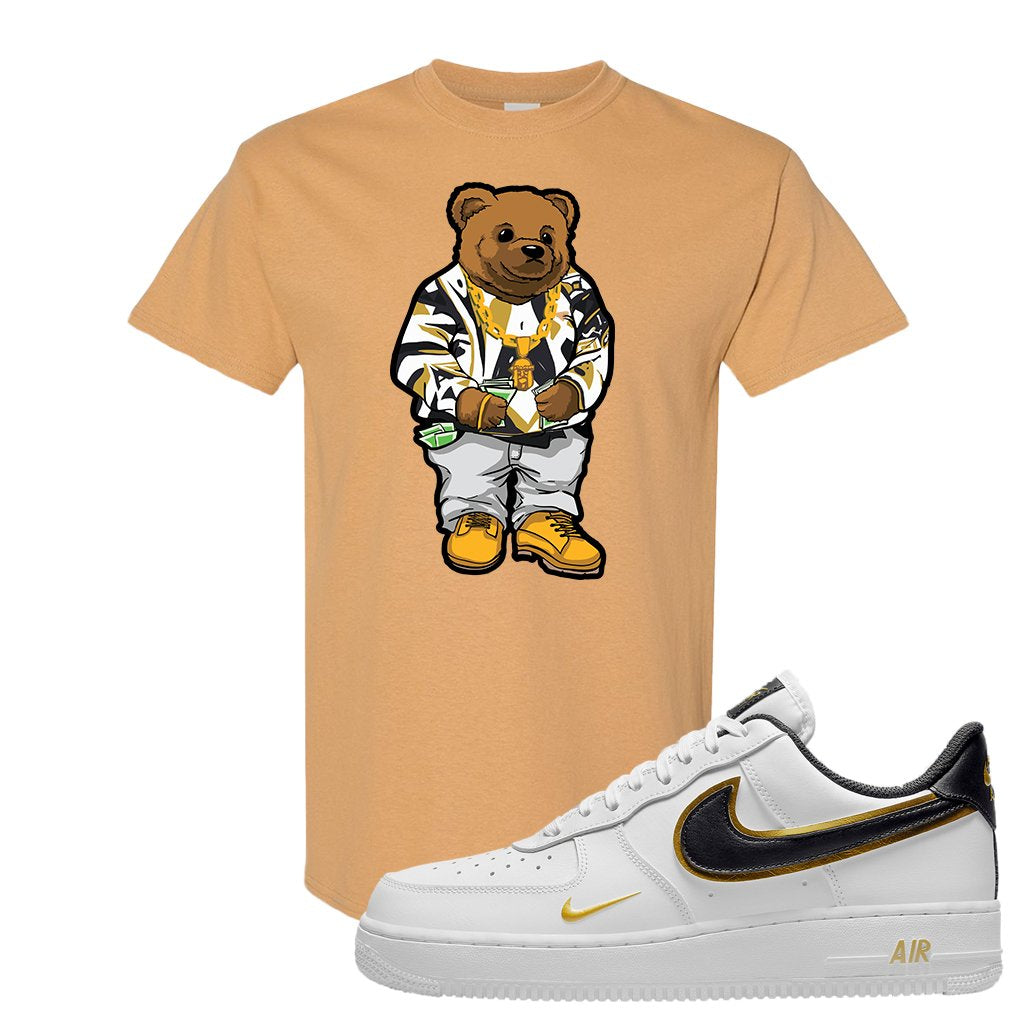 Air Force 1 Low White Gold T Shirt | Sweater Bear, Old Gold