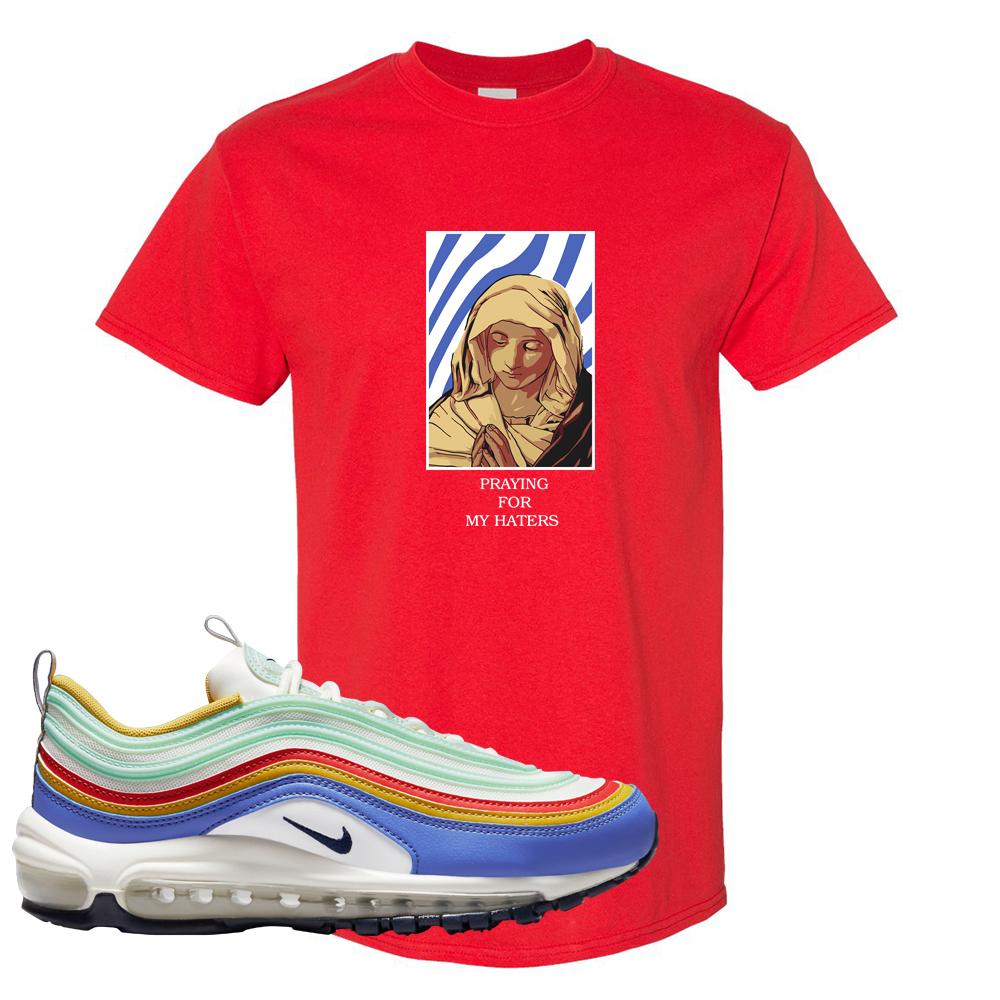 Multicolor 97s T Shirt | God Told Me, Red