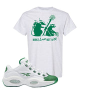 Question Low Green Toe T Shirt | Army Rats, Ash