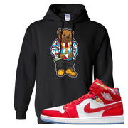 Barcelona Sweater Mid 1s Hoodie | Sweater Bear, Black