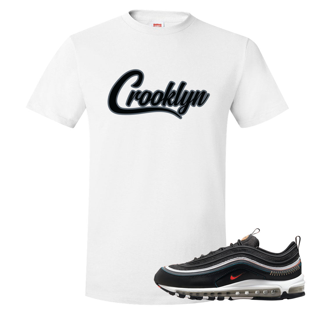 Alter and Reveal 97s T Shirt | Crooklyn, White