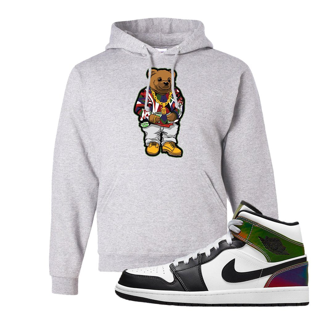 Color Change Mid 1s Hoodie | Sweater Bear, Ash