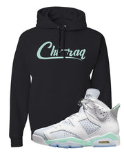 Mint Foam 6s Hoodie | Chiraq, Black