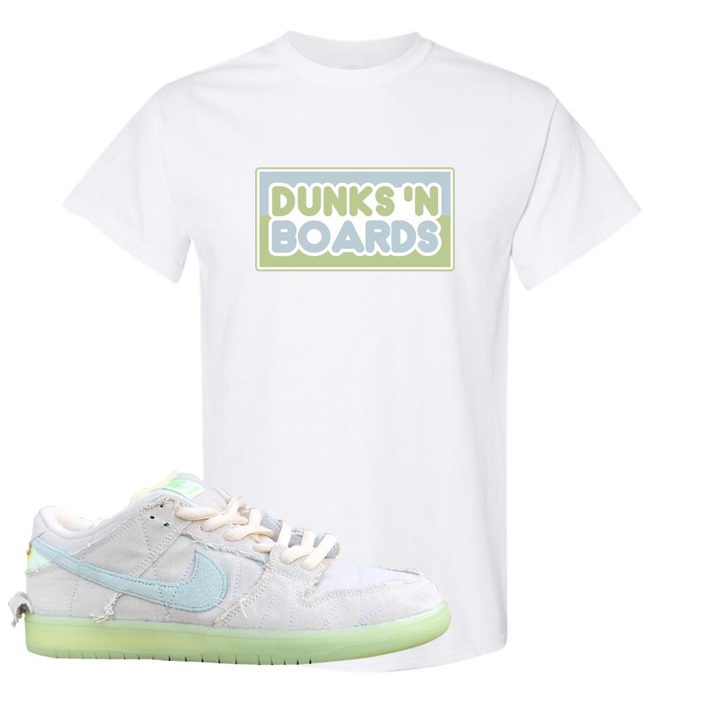 Mummy Low Dunks T Shirt | Dunks N Boards, White